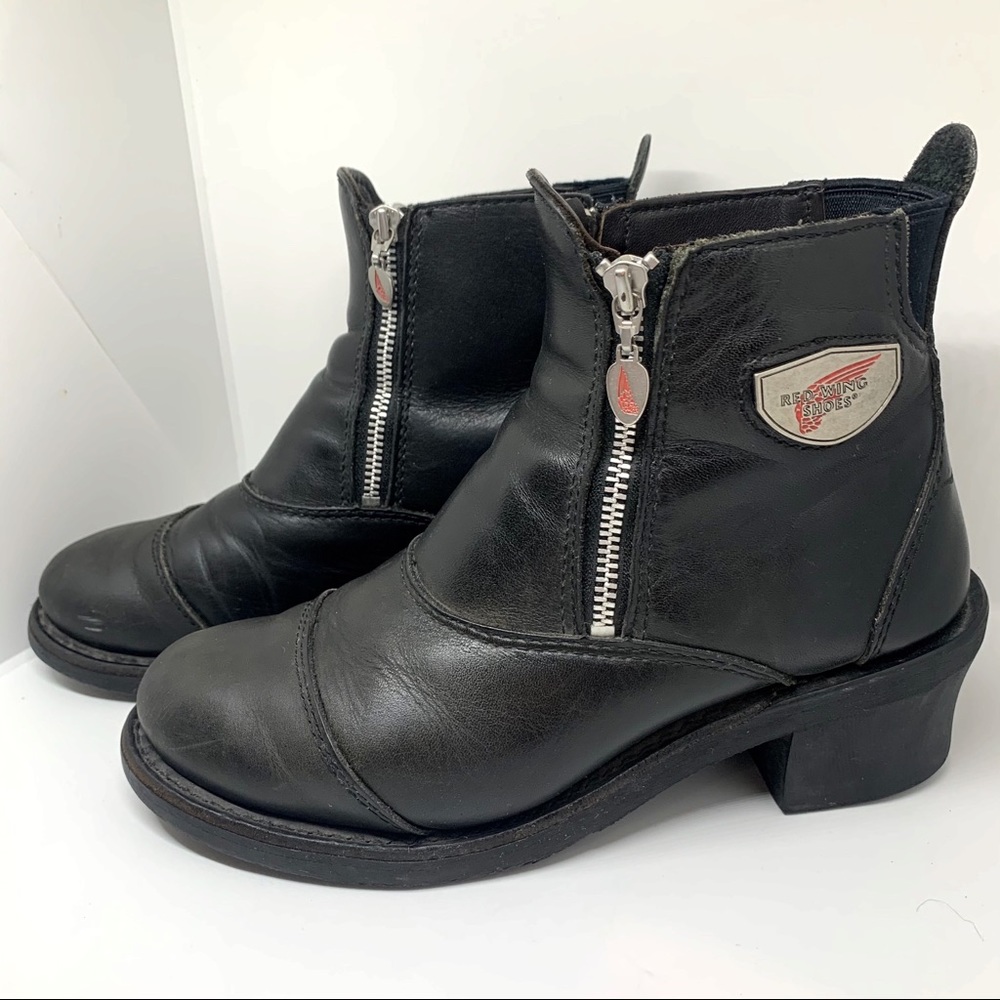 Red Wing Women's 1671 Double Zip Motorcycle Boot